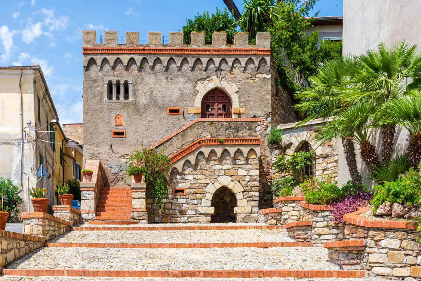 
                            Detail of Hotel Moresco in Diano Marina                        